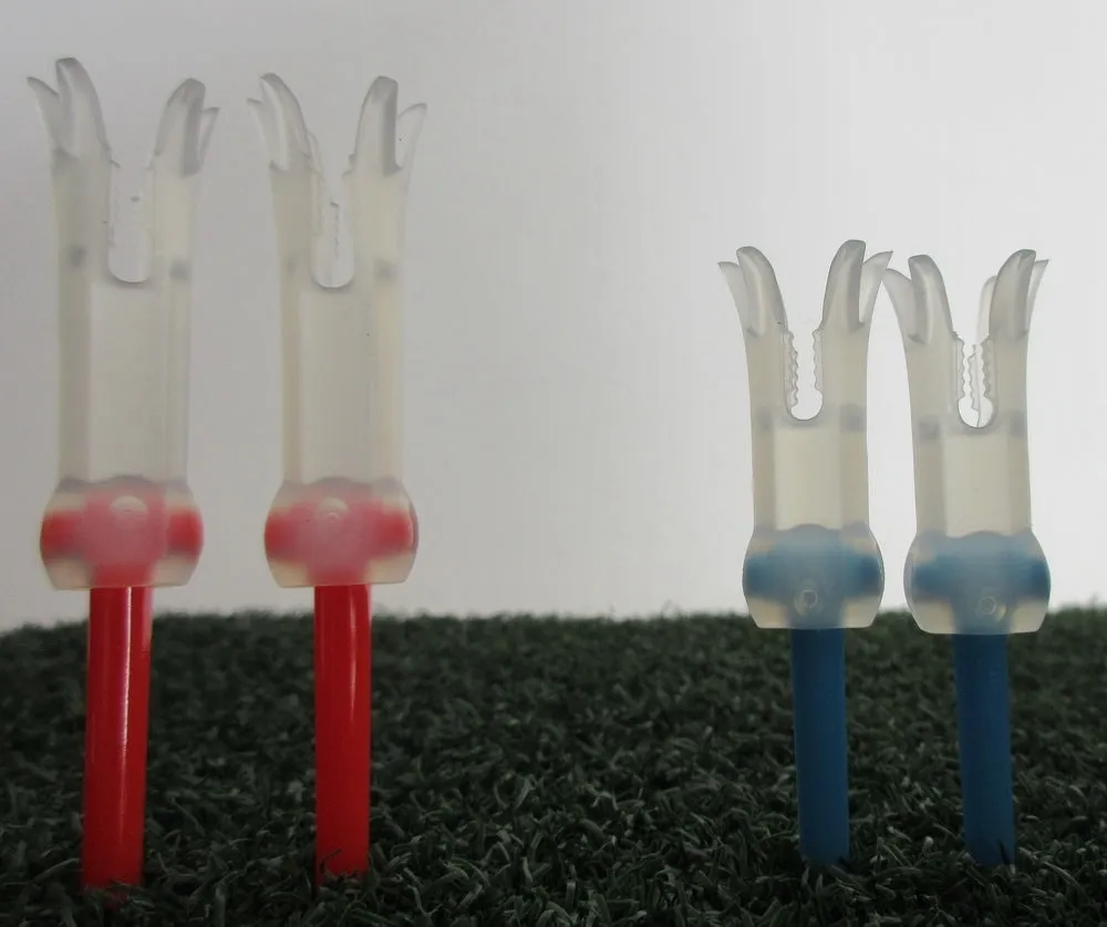 A99 Golf 4pcs Foldable Golf Tees Durable Claw Golf Ball Tee Golfer Training Accessory (2sizes - 75mm/85mm)