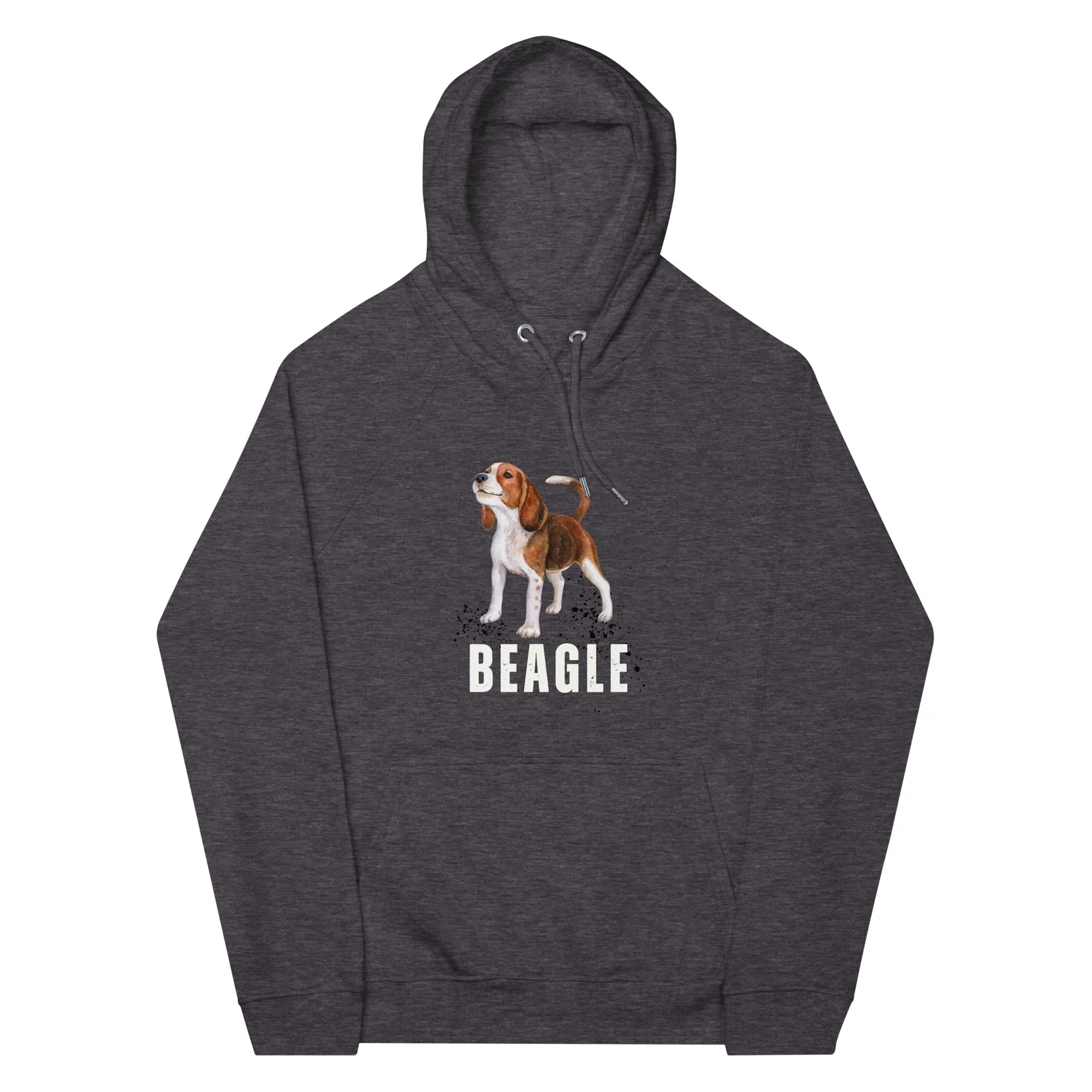 Beagle love, Unisex eco raglan hoodie