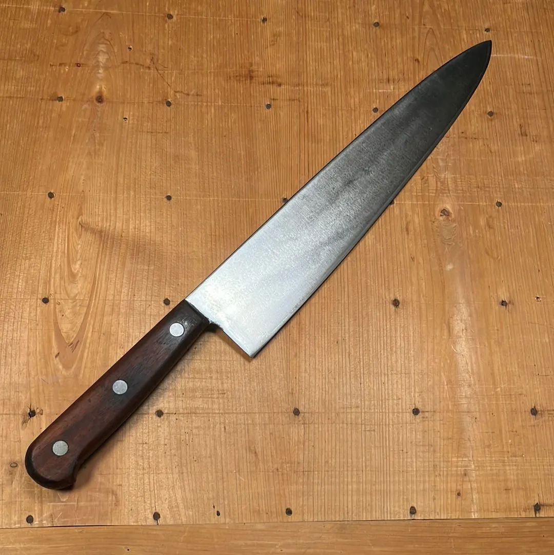 Bear Brand 12" Chef Knife Carbon Steel USA ~1950's