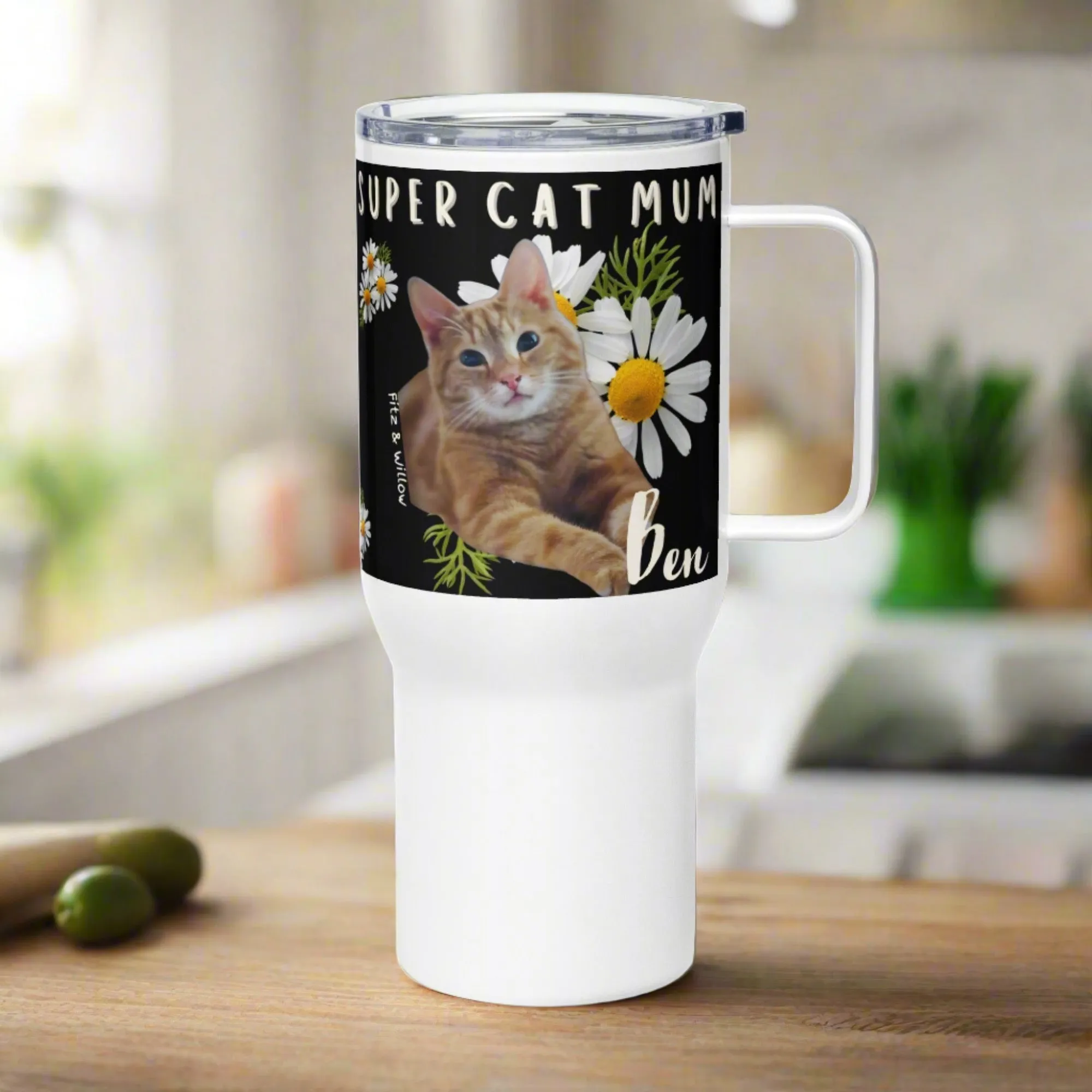 Ben’s Mum, Travel mug with a handle
