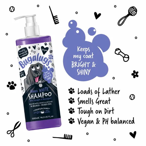 Bugalugs Maxi White Shampoo