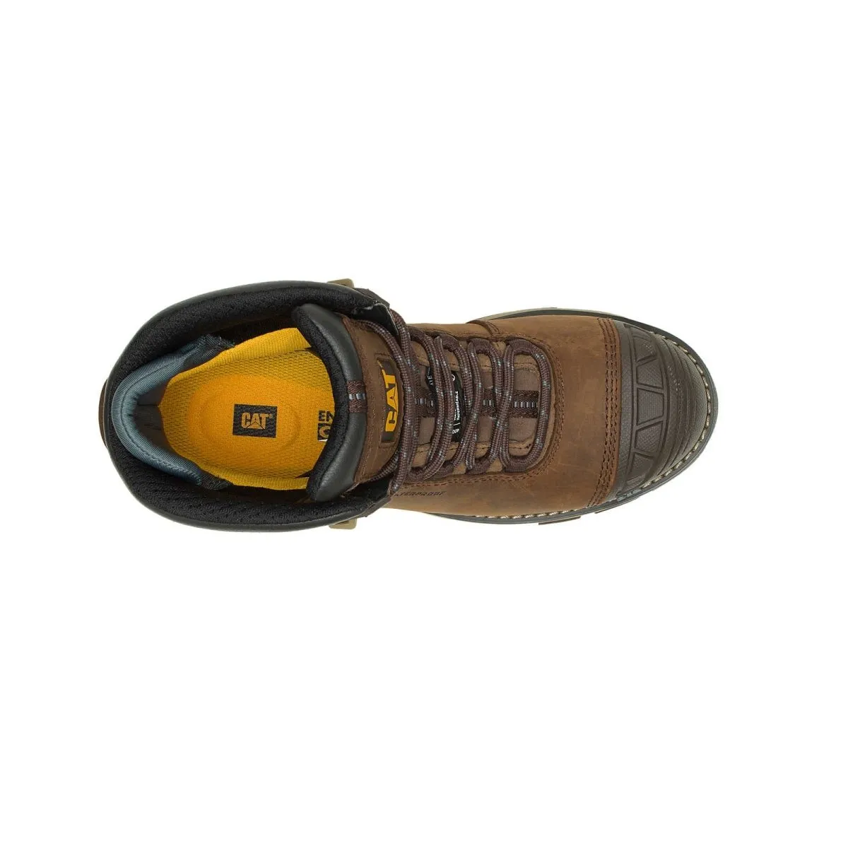 Caterpillar Excavator Superlite Waterproof Thinsulate™ Carbon Composite Toe Women's Work Boot (p91324) In Dark Brown