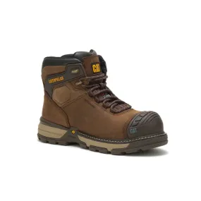 Caterpillar Excavator Superlite Waterproof Thinsulate™ Carbon Composite Toe Women's Work Boot (p91324) In Dark Brown