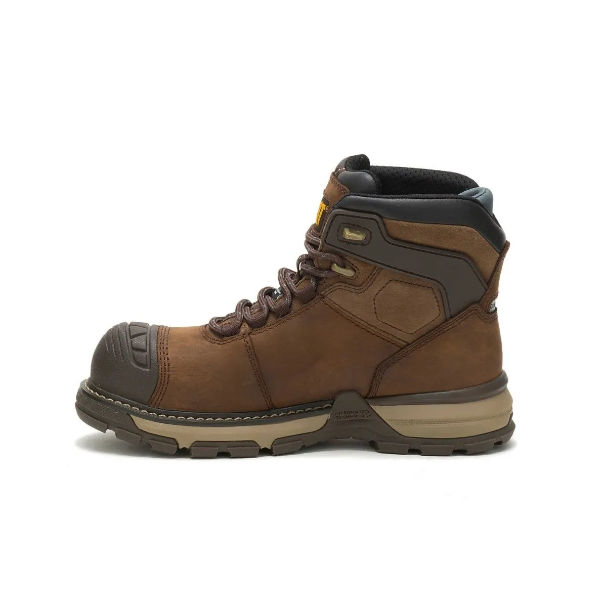 Caterpillar Excavator Superlite Waterproof Thinsulate™ Carbon Composite Toe Women's Work Boot (p91324) In Dark Brown