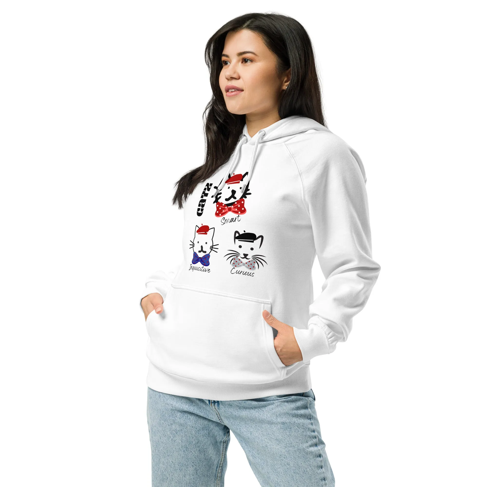 Cats, sustainable hoodie