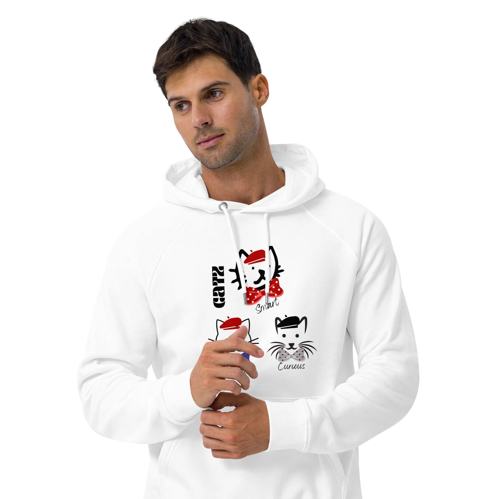 Cats, sustainable hoodie