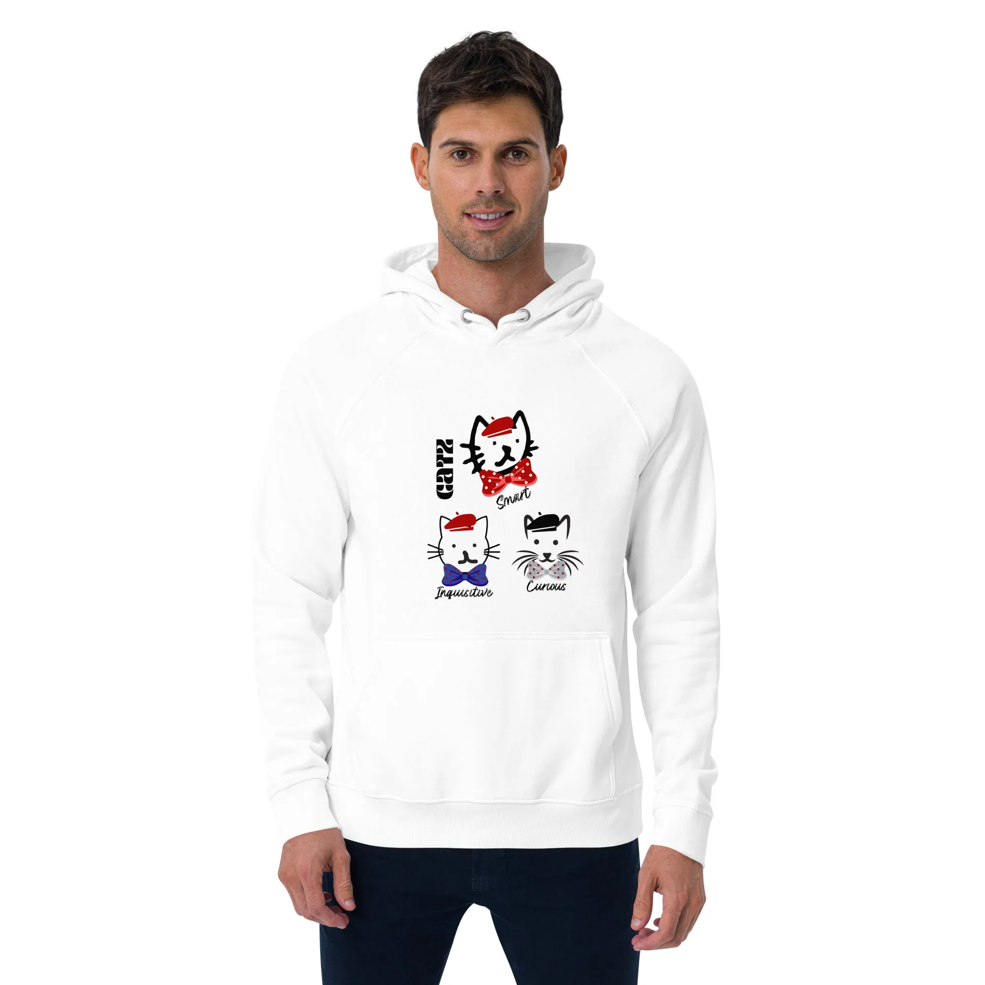 Cats, sustainable hoodie