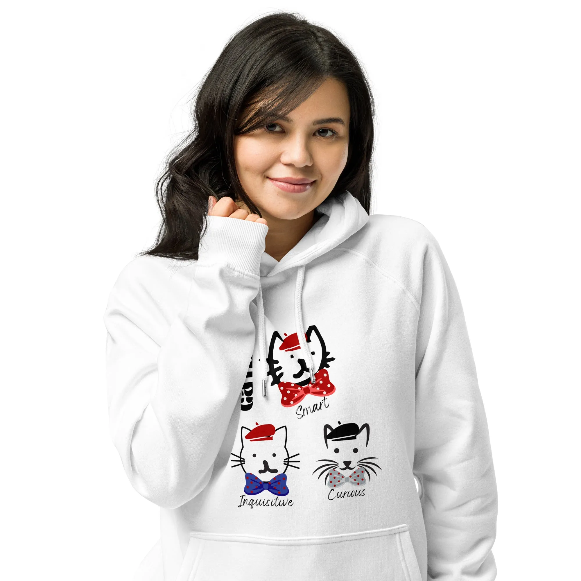 Cats, sustainable hoodie