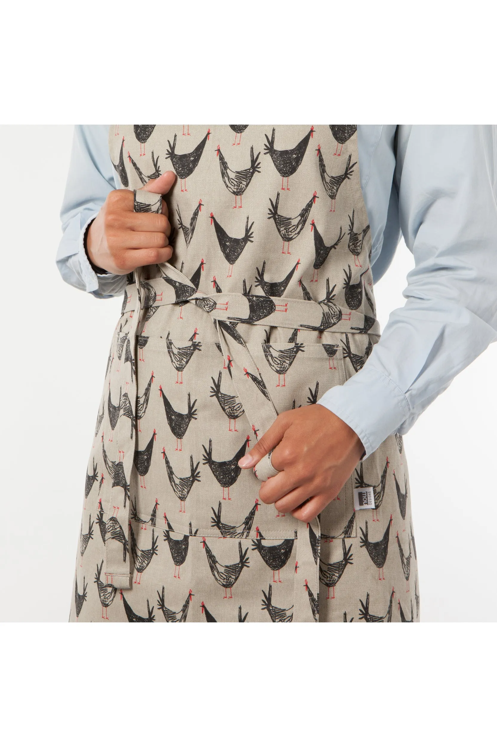 Chicken Scratch Modern Apron
