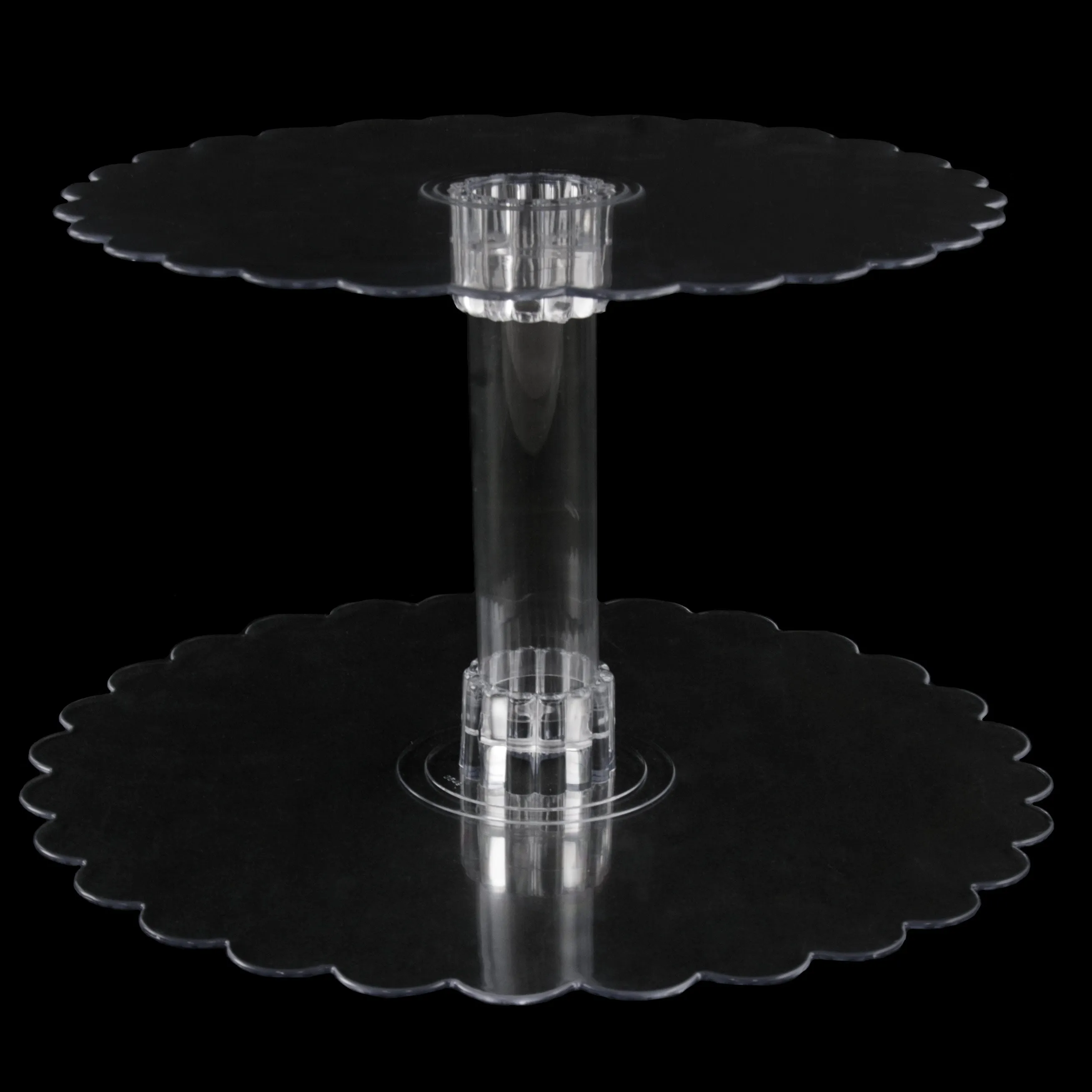 Clear Plastic Centerpiece Plate: 14"