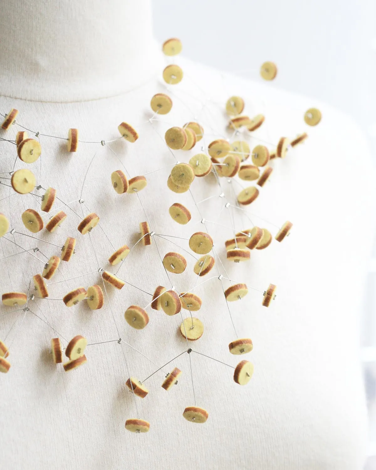 Confetti Recycled Textile Necklace