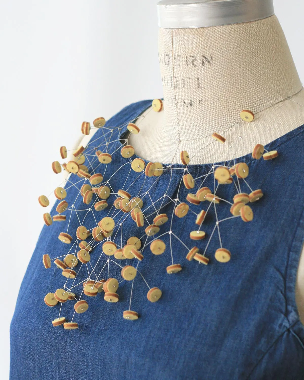 Confetti Recycled Textile Necklace