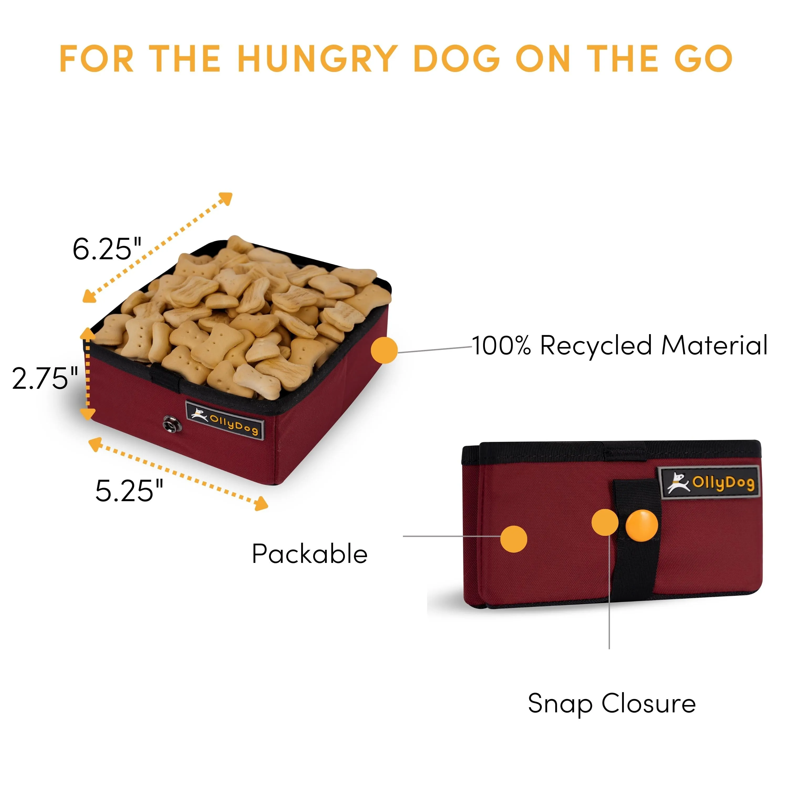 Crumple Travel Bowl | Collapsable Dog Bowl