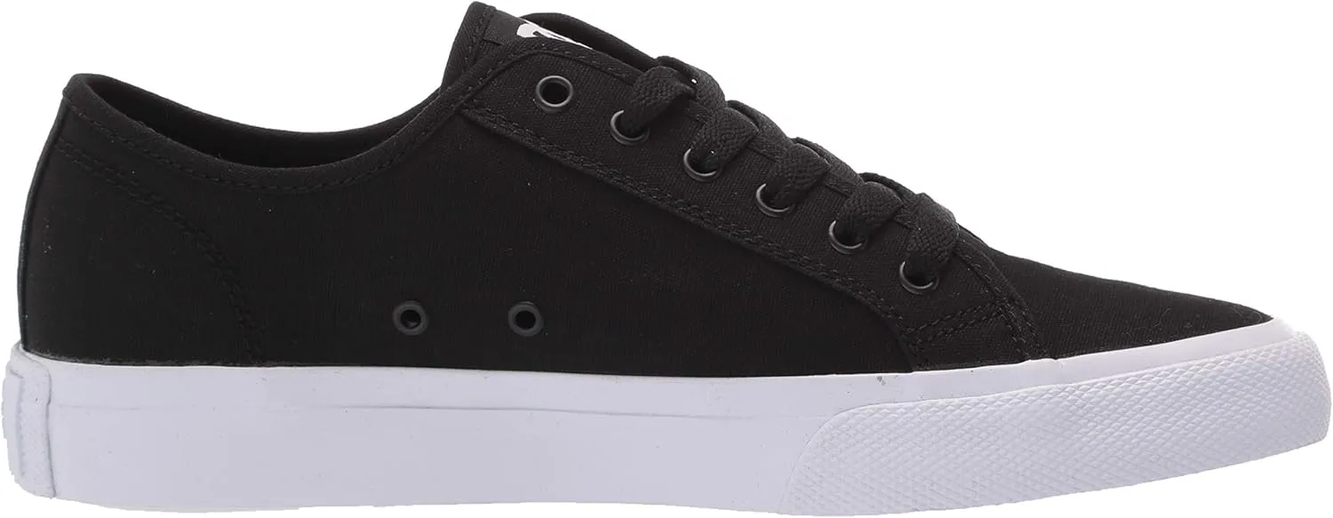 DC Men's Manual Low Top Vegan Friendly Casual Skate Shoe