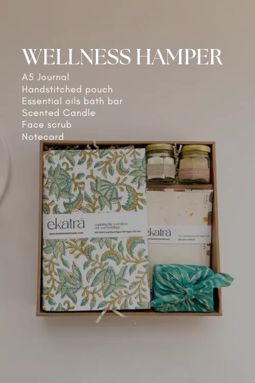 Ekatra Sustainable Wellness Hamper - Pink Floral