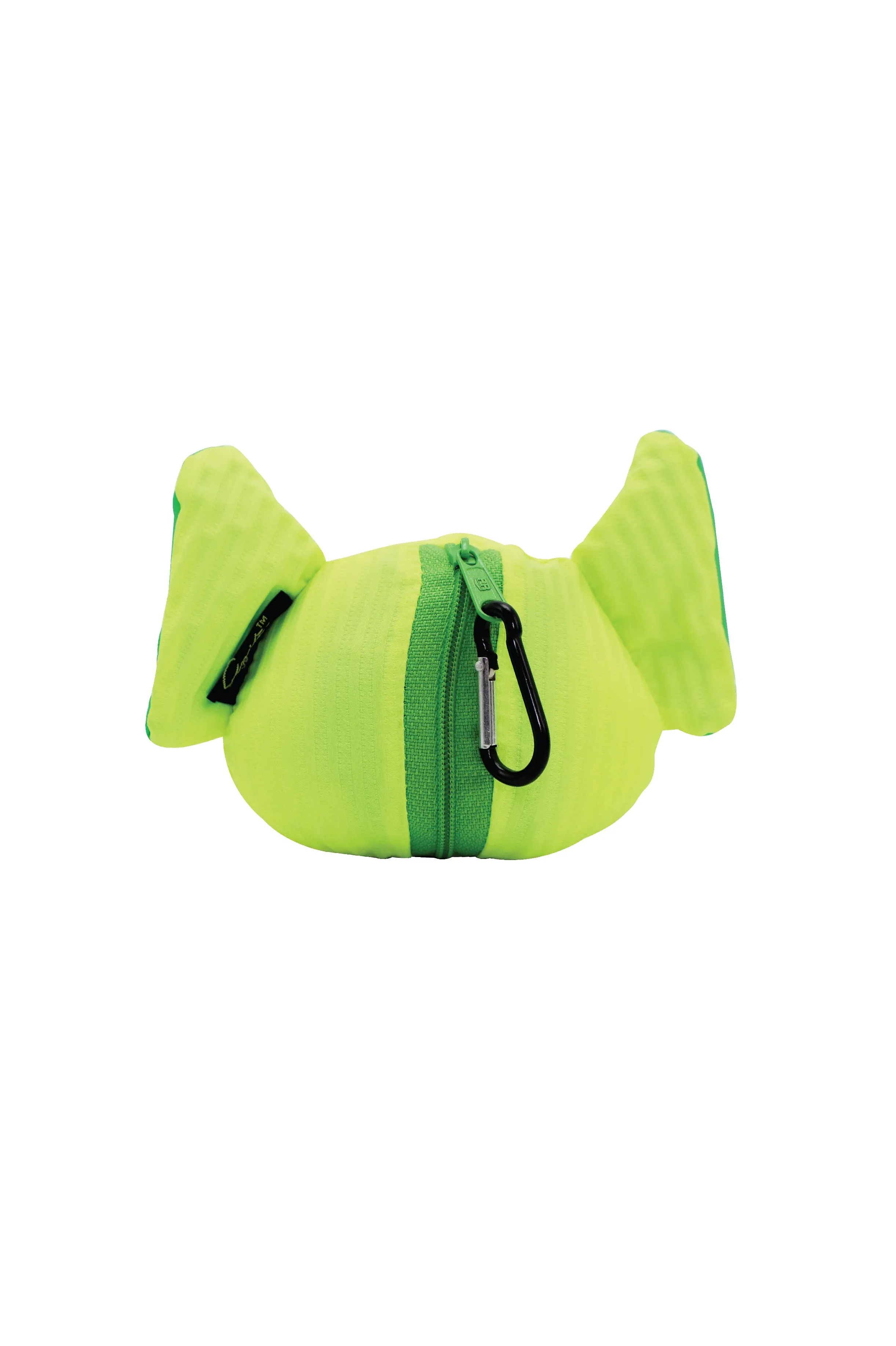 ELEPH FOLDABLE PLEAT - POUCH : Lime