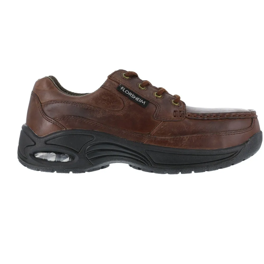 Florsheim Men's Oxford Work Shoe's Composite Toe Polaris Fs2430 In Copper