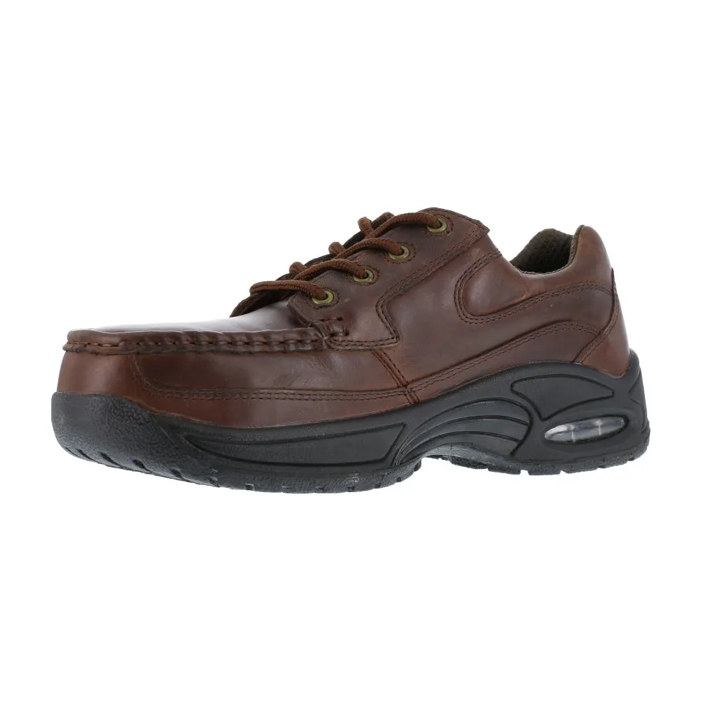 Florsheim Men's Oxford Work Shoe's Composite Toe Polaris Fs2430 In Copper