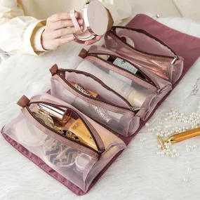 Foldable Cosmetic Bag Travel Expandable Organizer