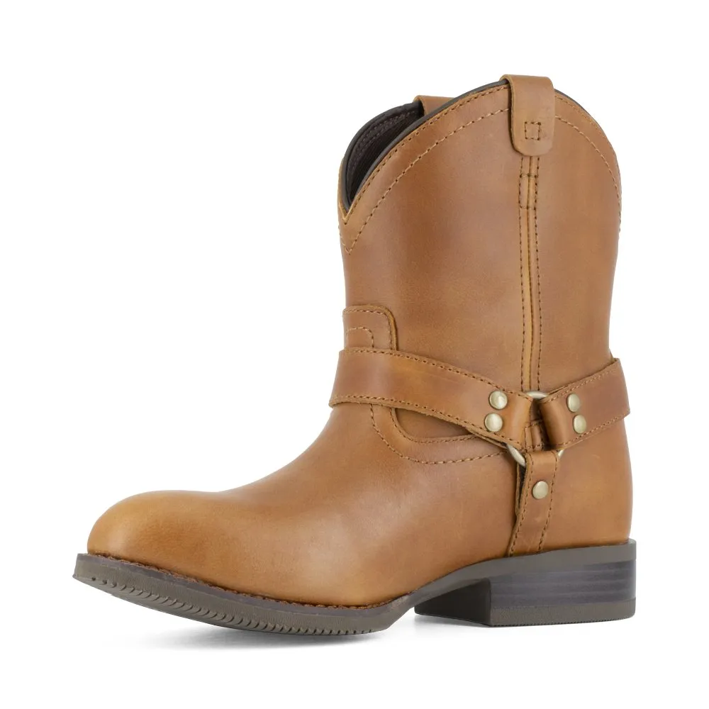 Frye Women's Crafted Harness Work Boot Steel Toe Fr40602f In Brown