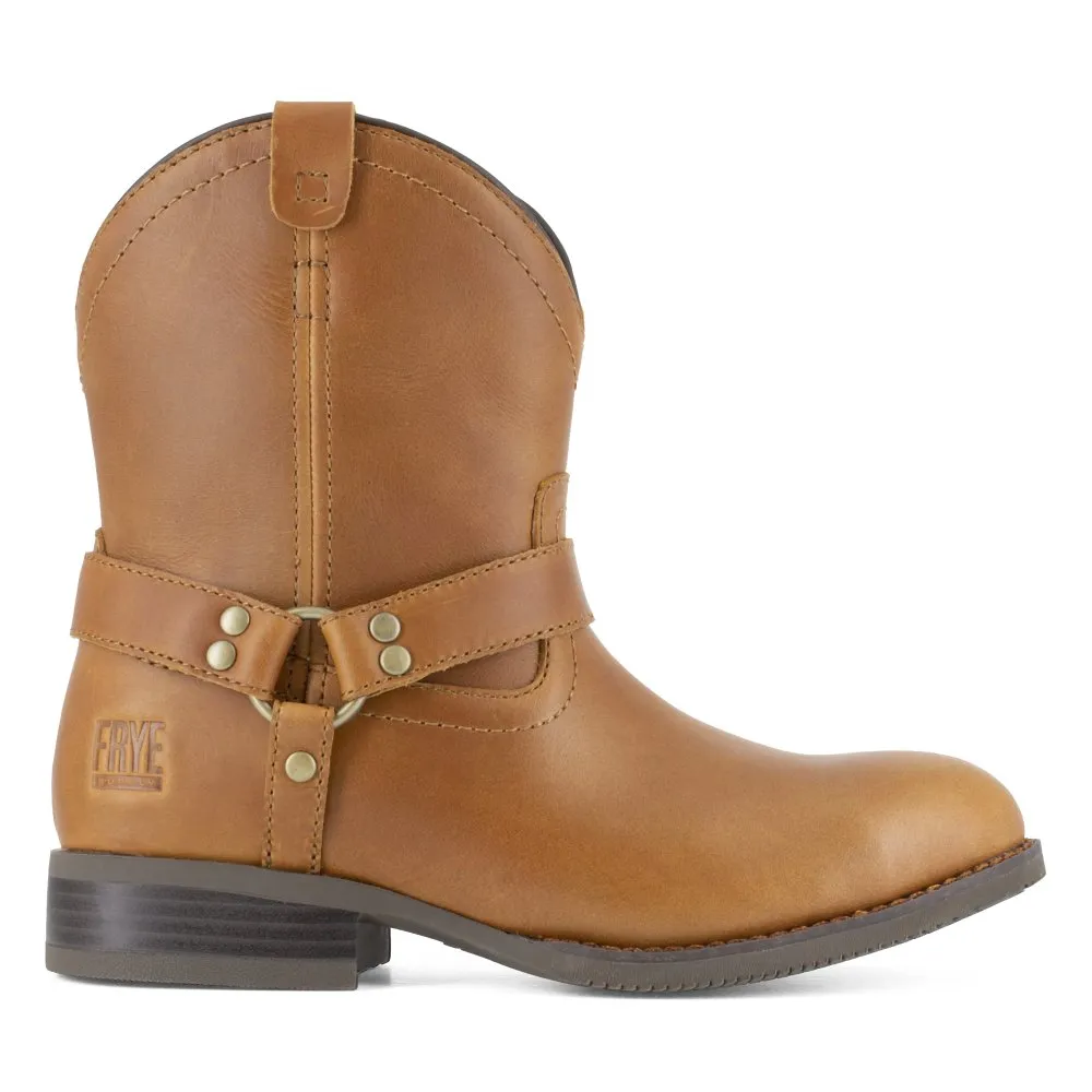 Frye Women's Crafted Harness Work Boot Steel Toe Fr40602f In Brown