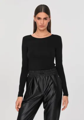 GAIA Cashmere Top black