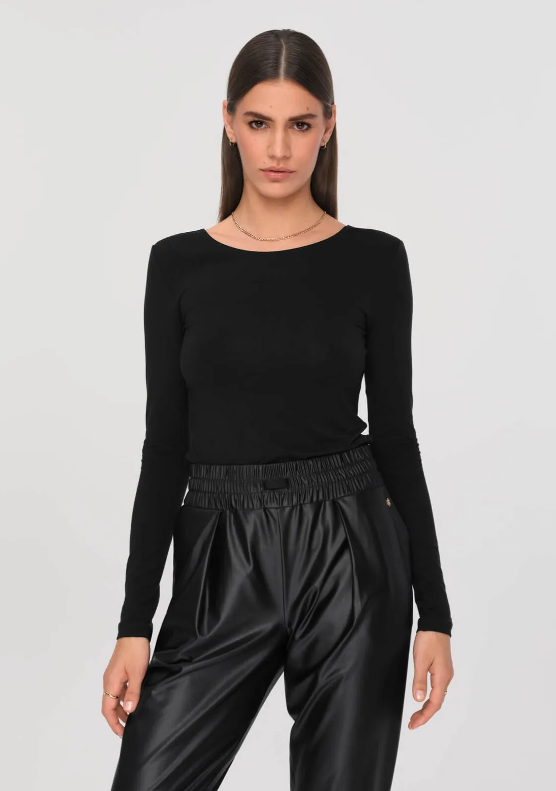 GAIA Cashmere Top black