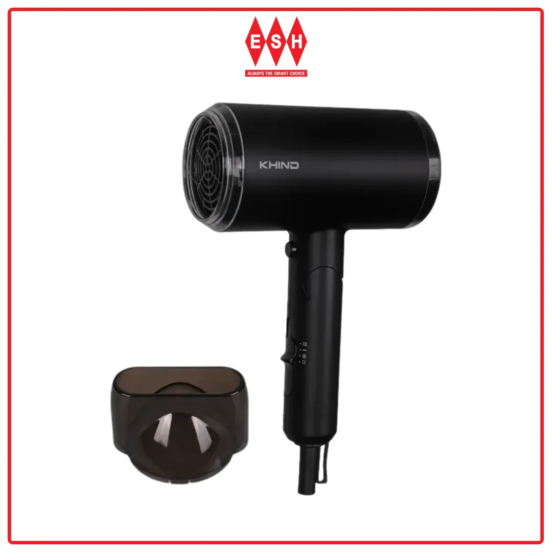 Khind HD1800 1800W Travel Use Foldable Hair Dryer