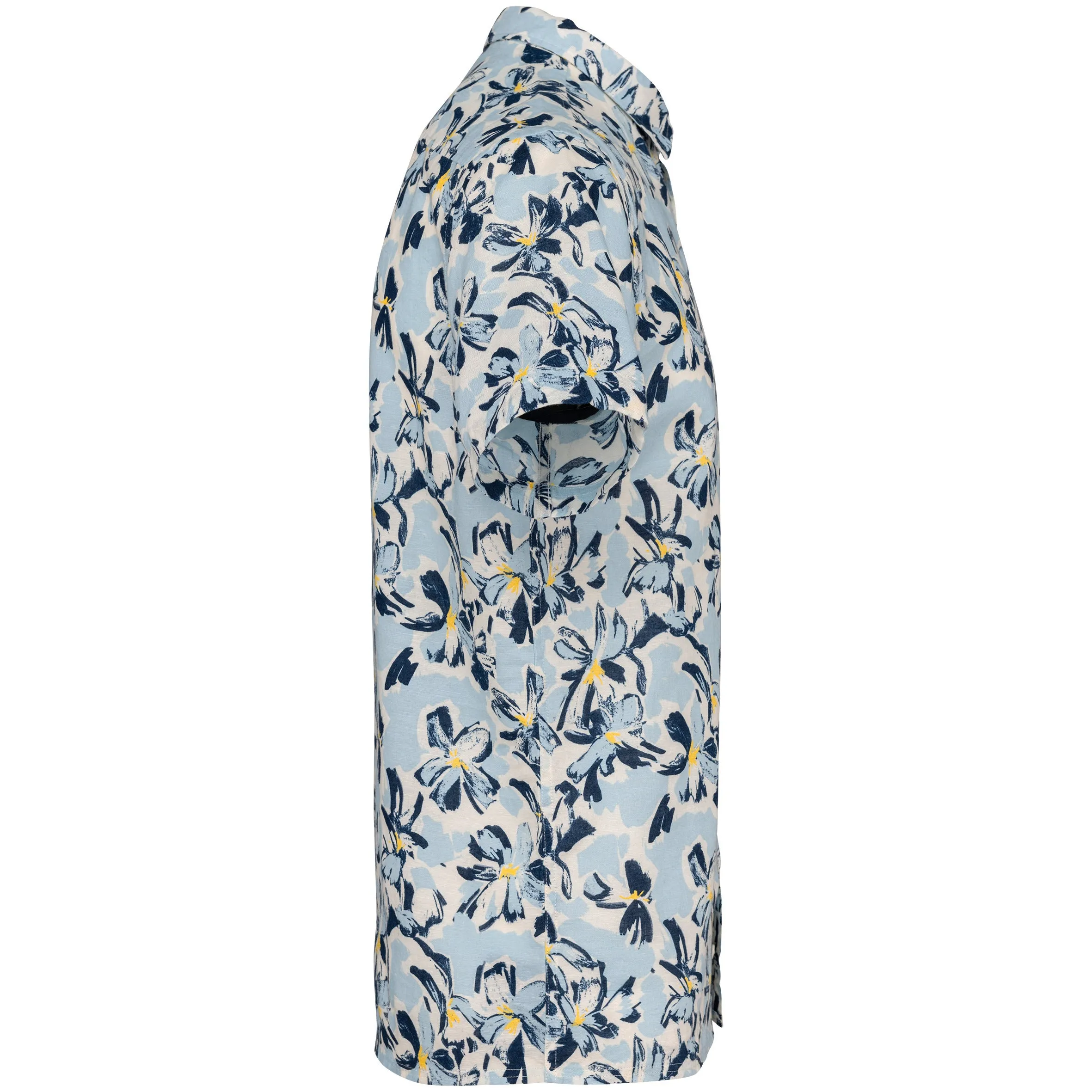 Men’s Eco-friendly Plant Print Shirt - NS530