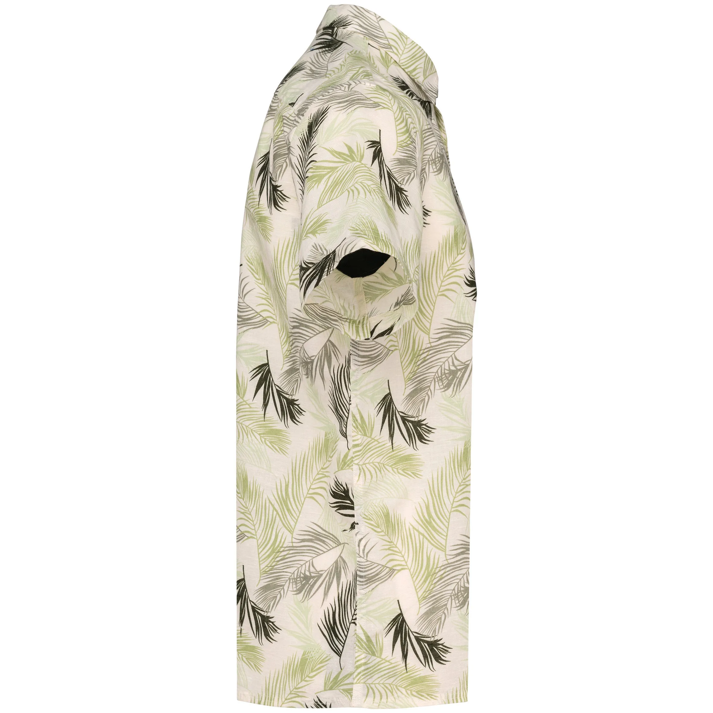 Men’s Eco-friendly Plant Print Shirt - NS530