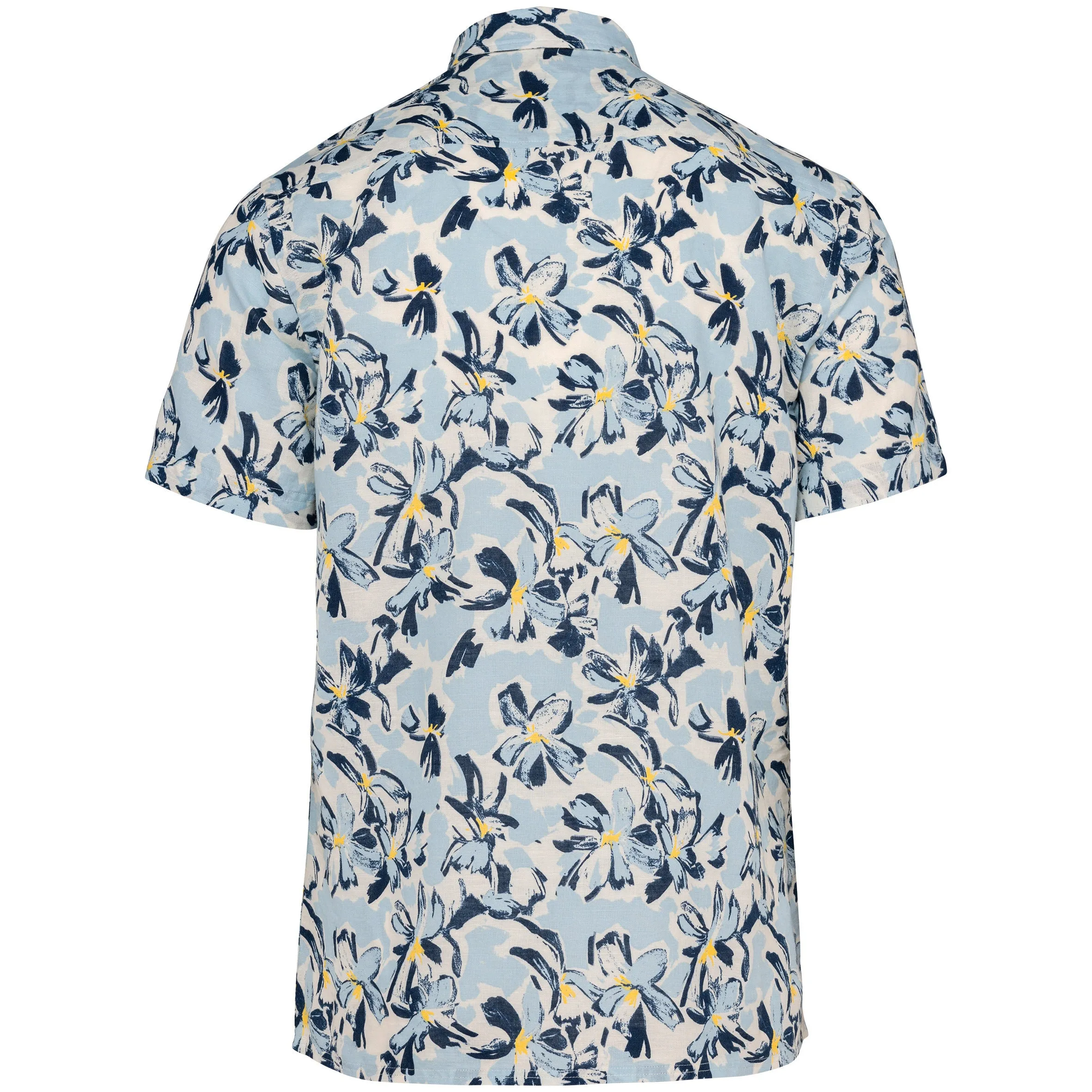 Men’s Eco-friendly Plant Print Shirt - NS530
