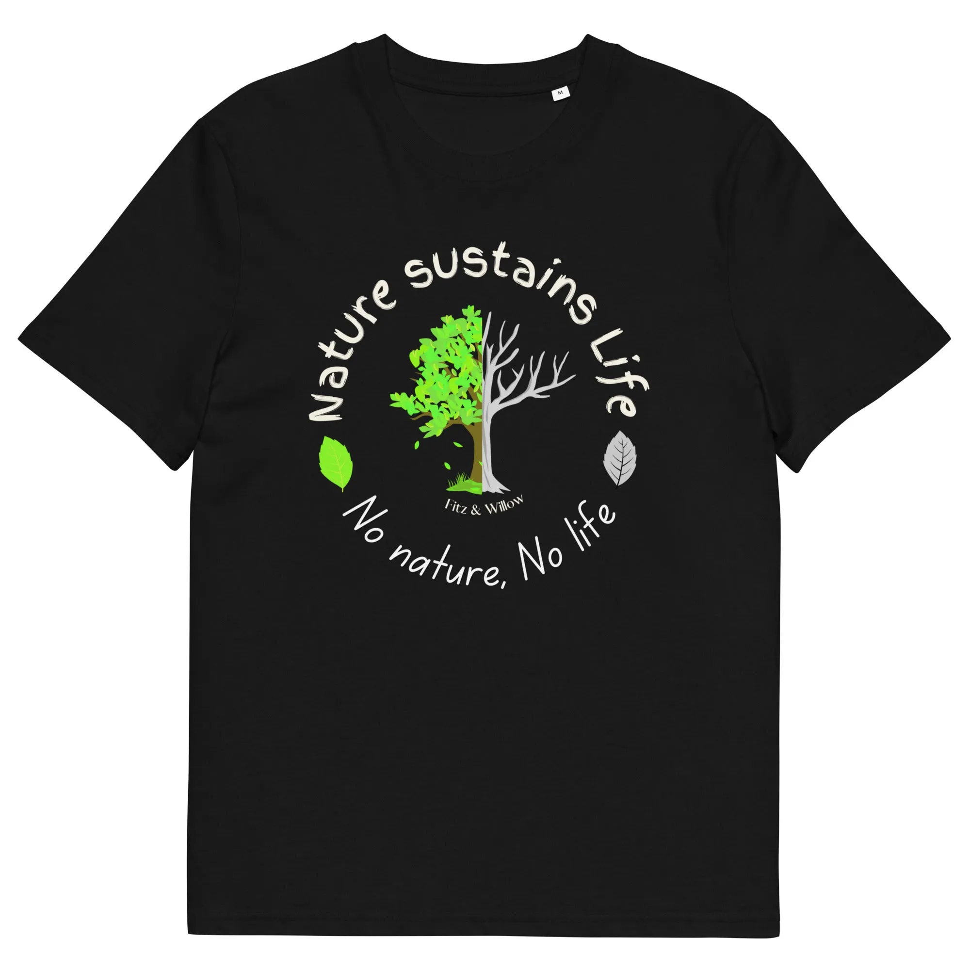 Nature is Life, Unisex organic cotton t-shirt