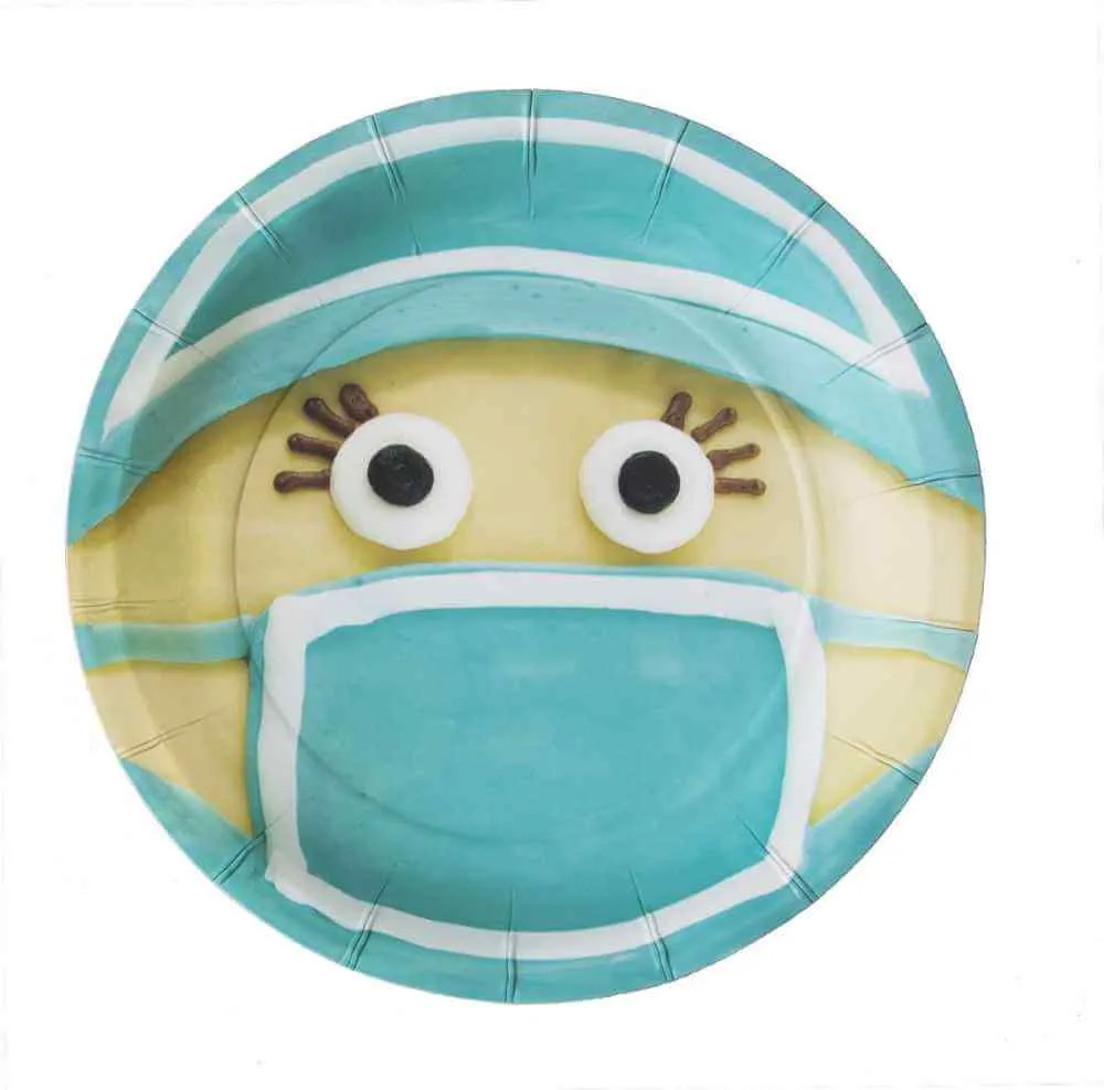 Nurse/Doctor - Female 7" Plate