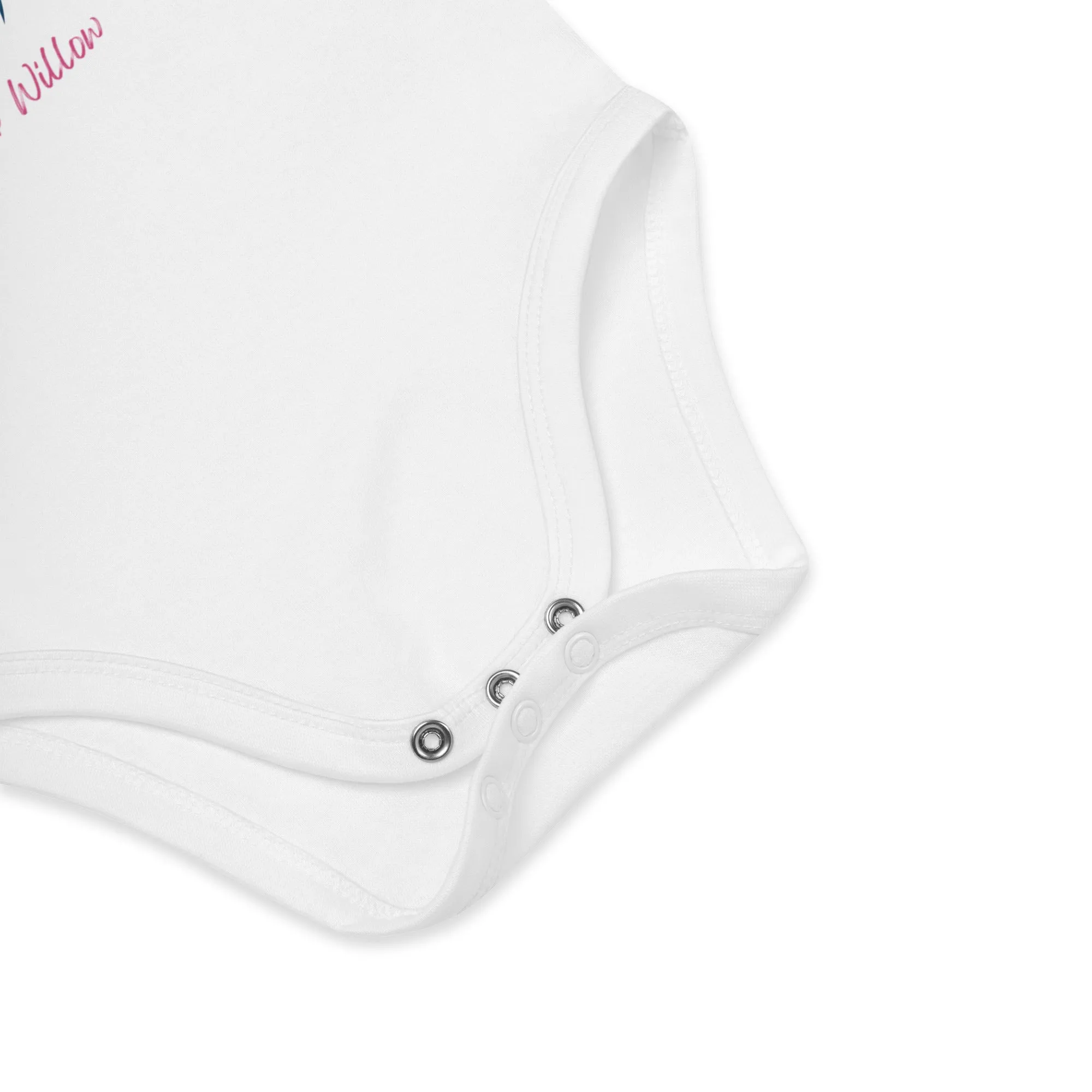 Organic cotton baby bodysuit, Beach dude