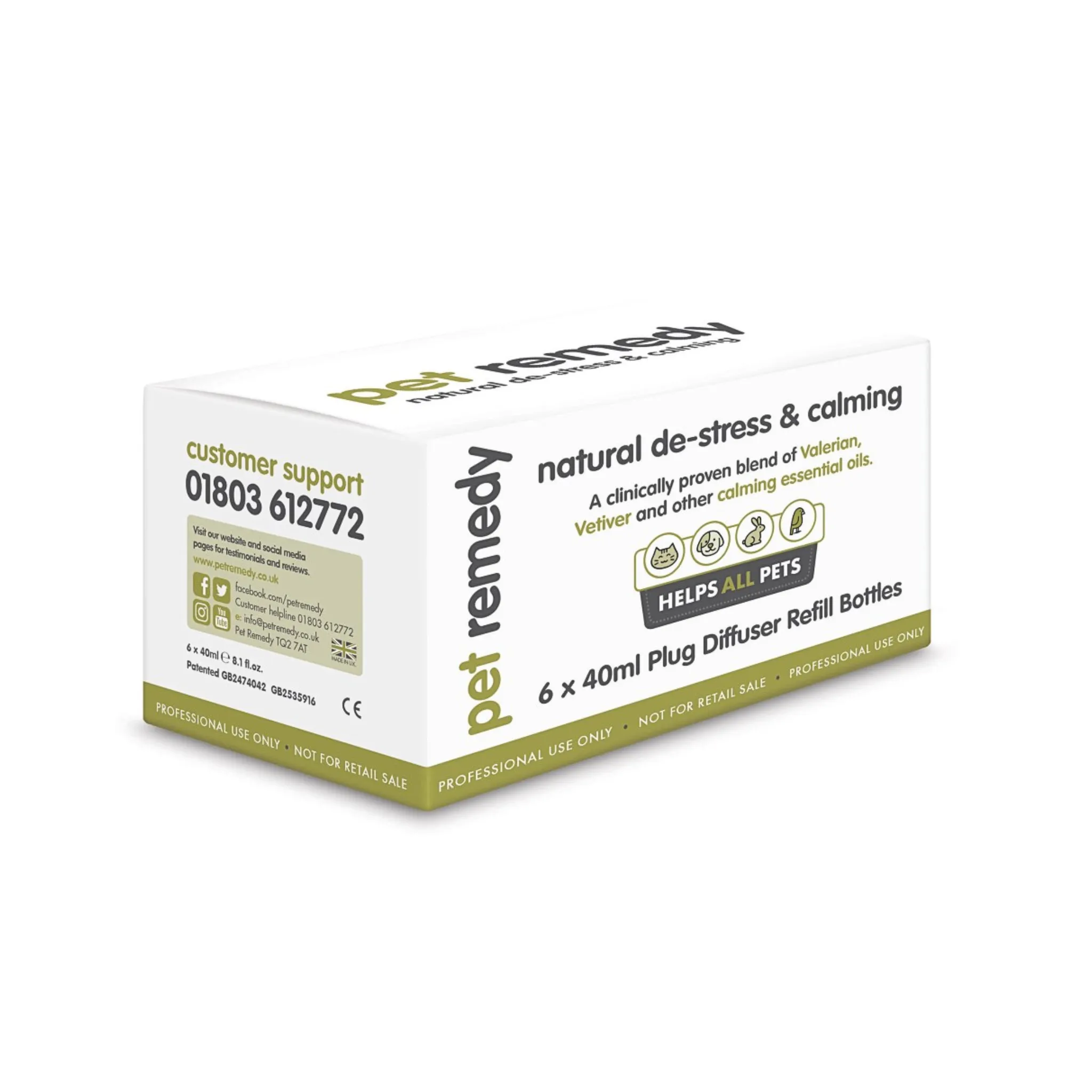 Pet Remedy Diffuser Refill - 40ml x 6