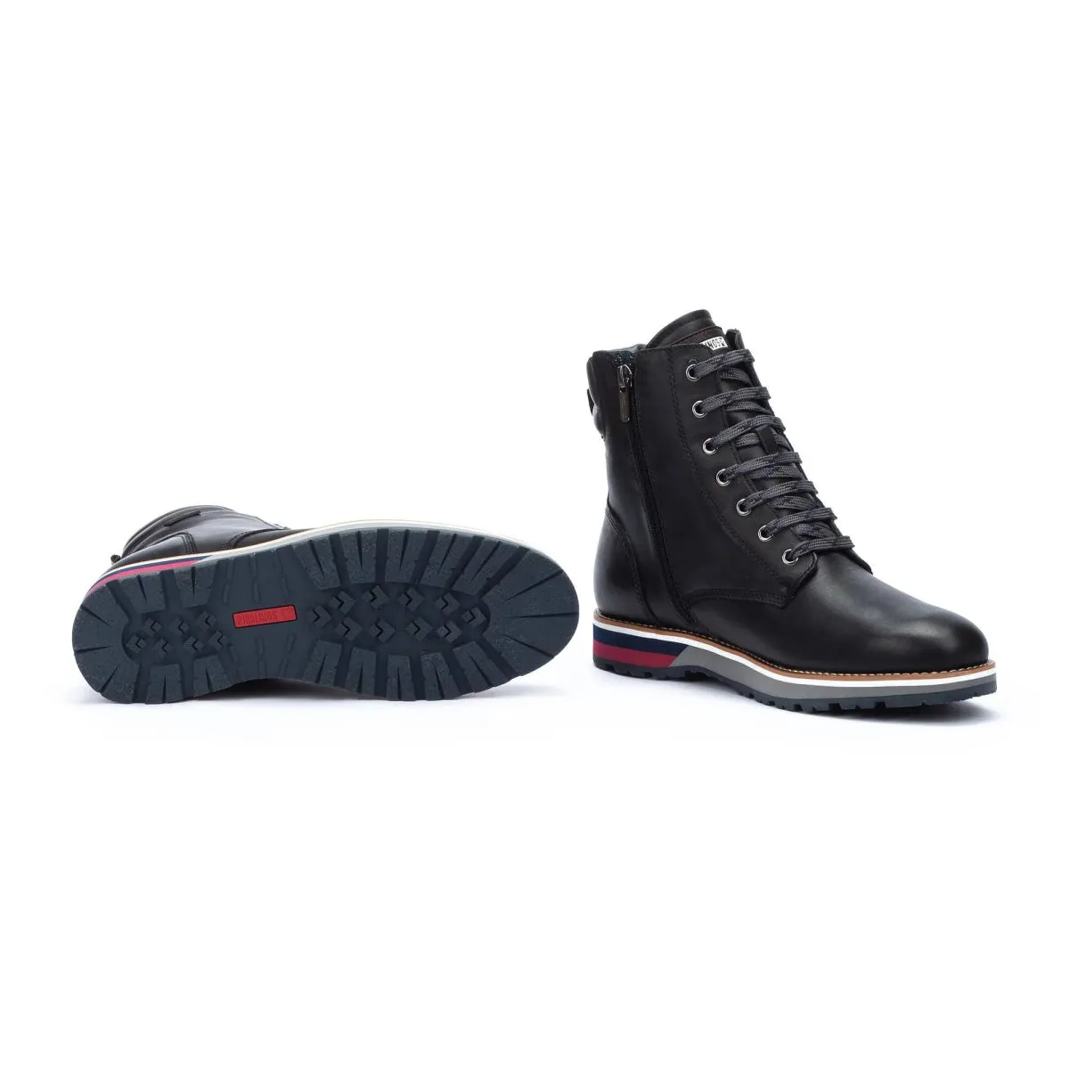 Pikolinos Pirineos M6s-8113c1 Men's Lace-up Ankle Boots In Black