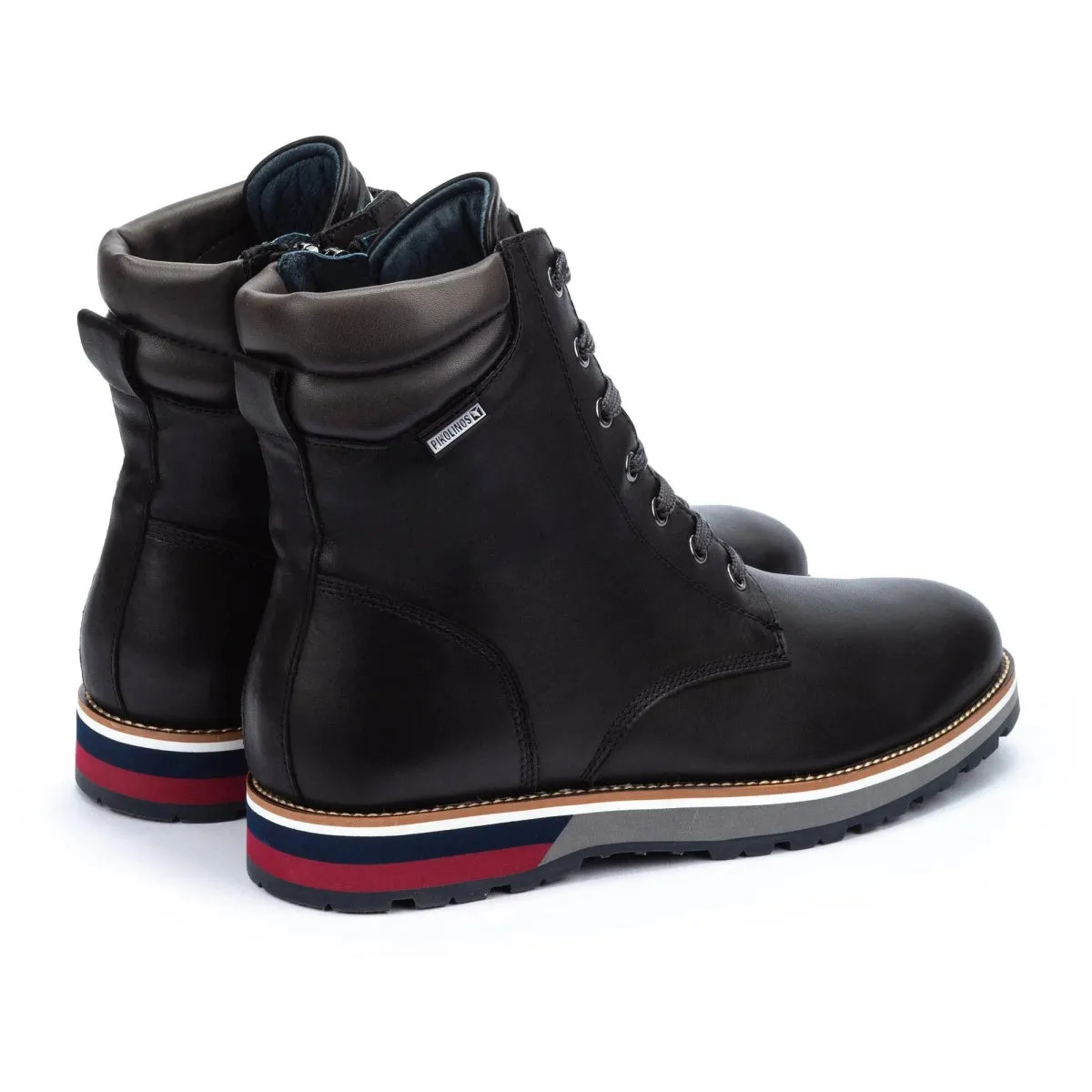 Pikolinos Pirineos M6s-8113c1 Men's Lace-up Ankle Boots In Black