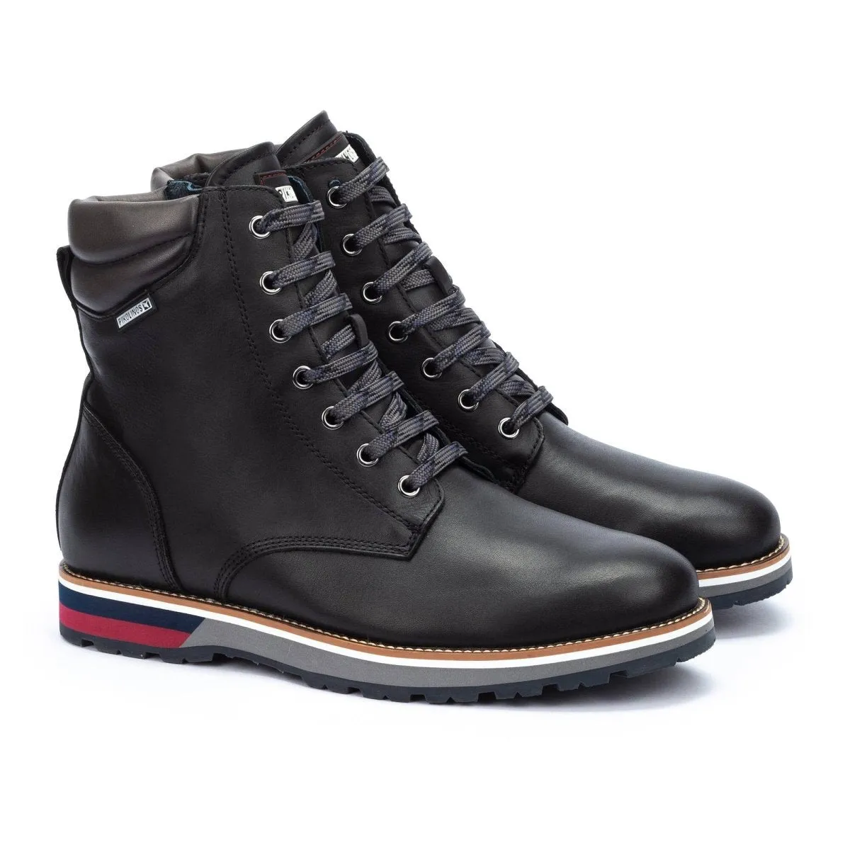 Pikolinos Pirineos M6s-8113c1 Men's Lace-up Ankle Boots In Black