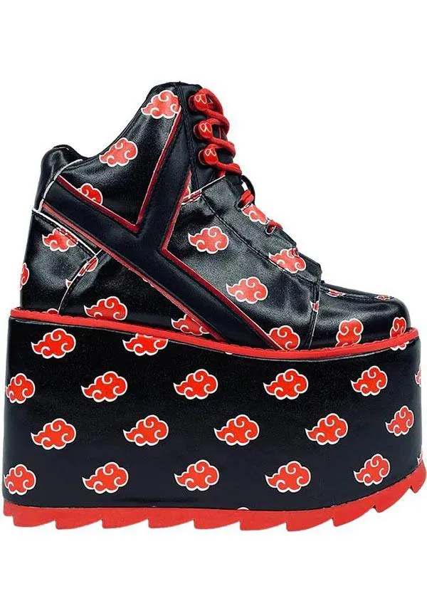 Qozmo Akatsuki [Black/Red] | PLATFORMS**