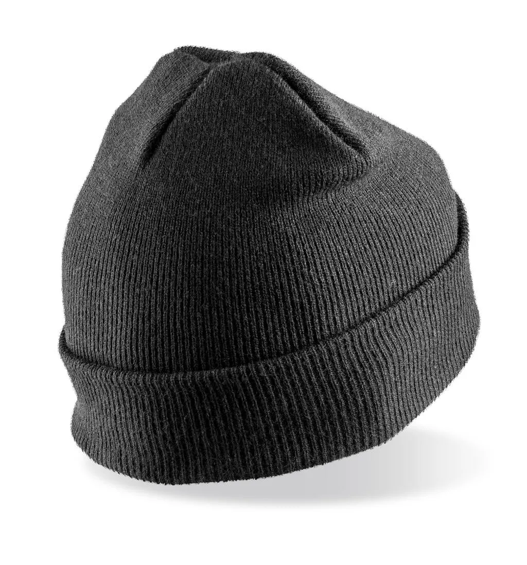 Recycled Double Knit Printers Beanie - 60533