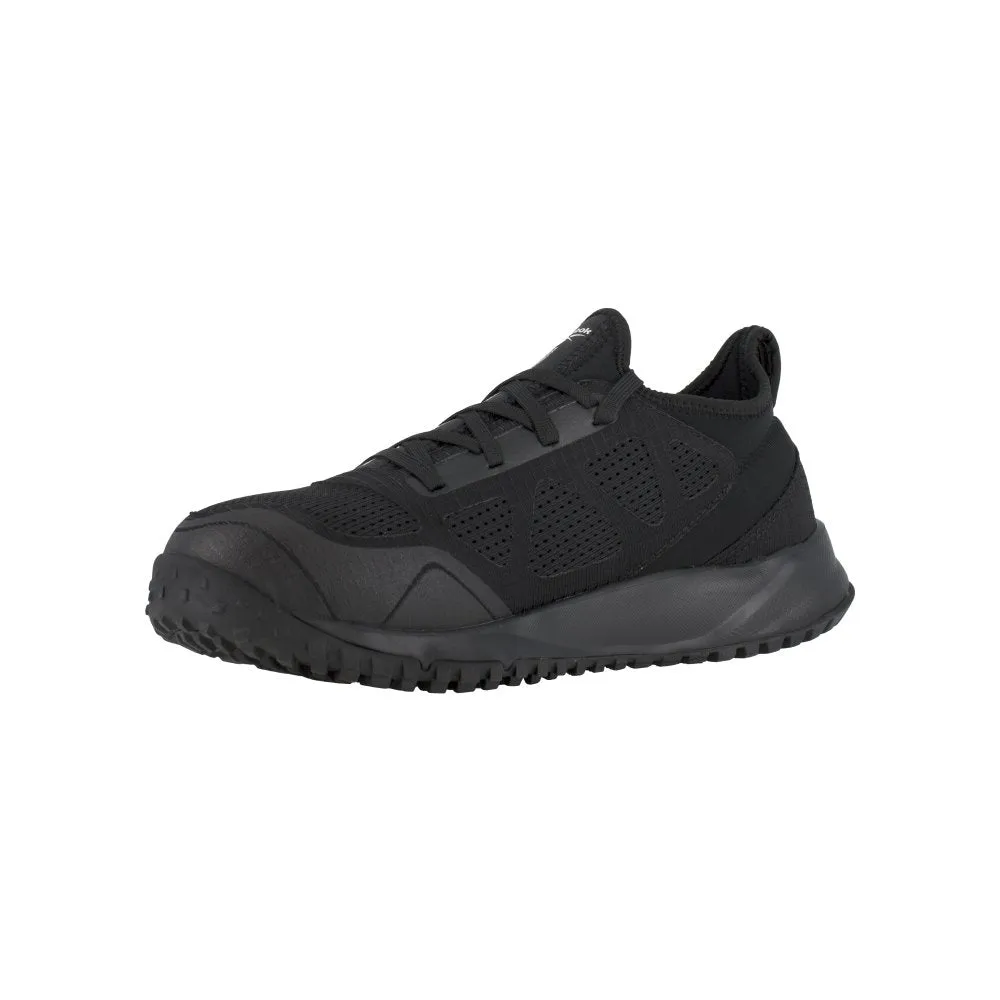 Reebok All Terrain Running Work Shoe Men's Steel Toe Rb4090 In Black