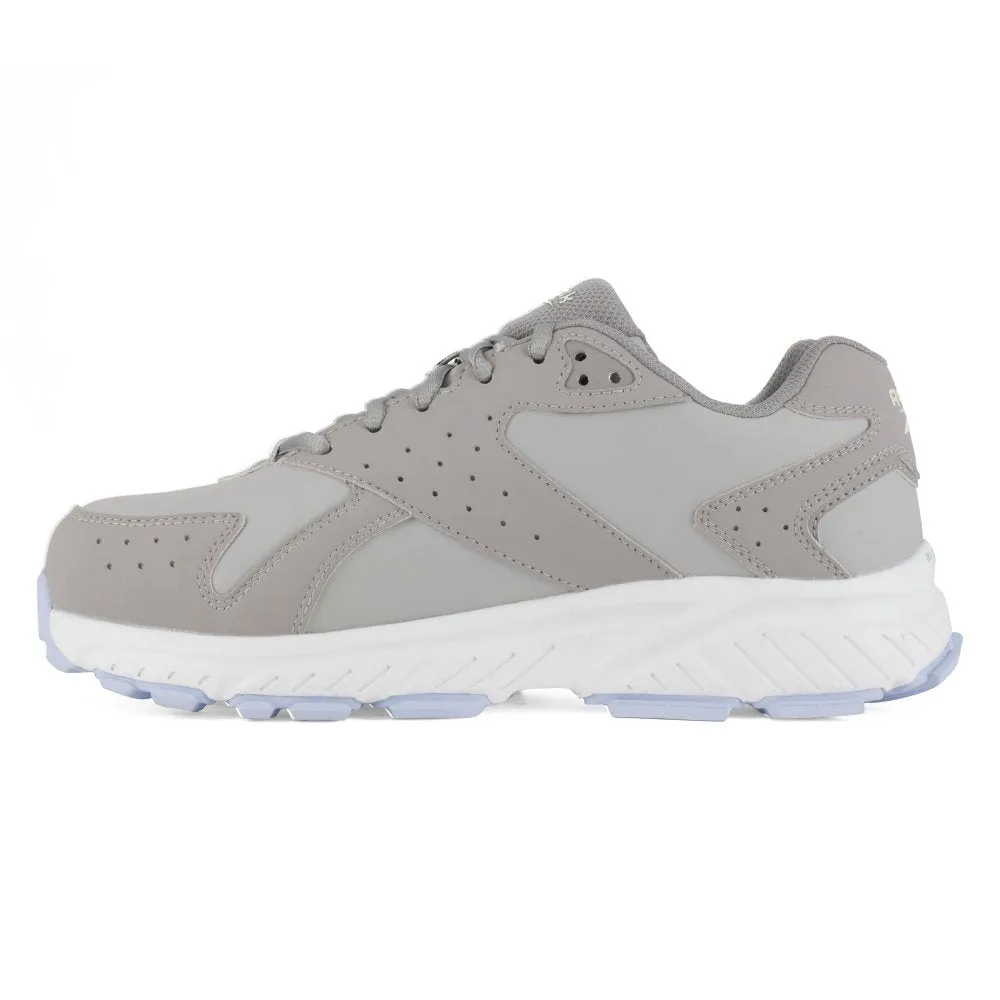 Reebok Hyperium Retro Trail Running Work Shoe Women's Composite Toe Shoe Rb364 In Grey And Powder Blue