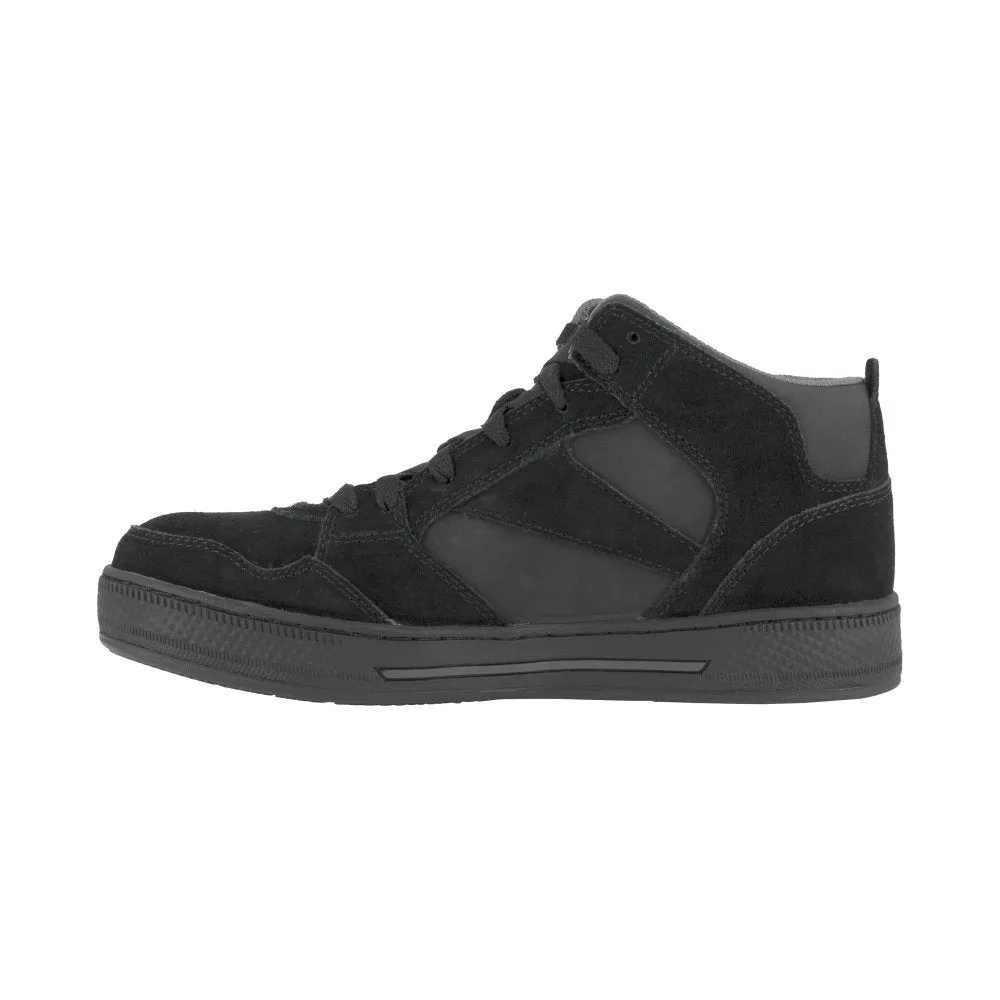 Reebok Men's Dayod Skateboard Work Shoe's High-top Composite Toe Rb1735 In Black