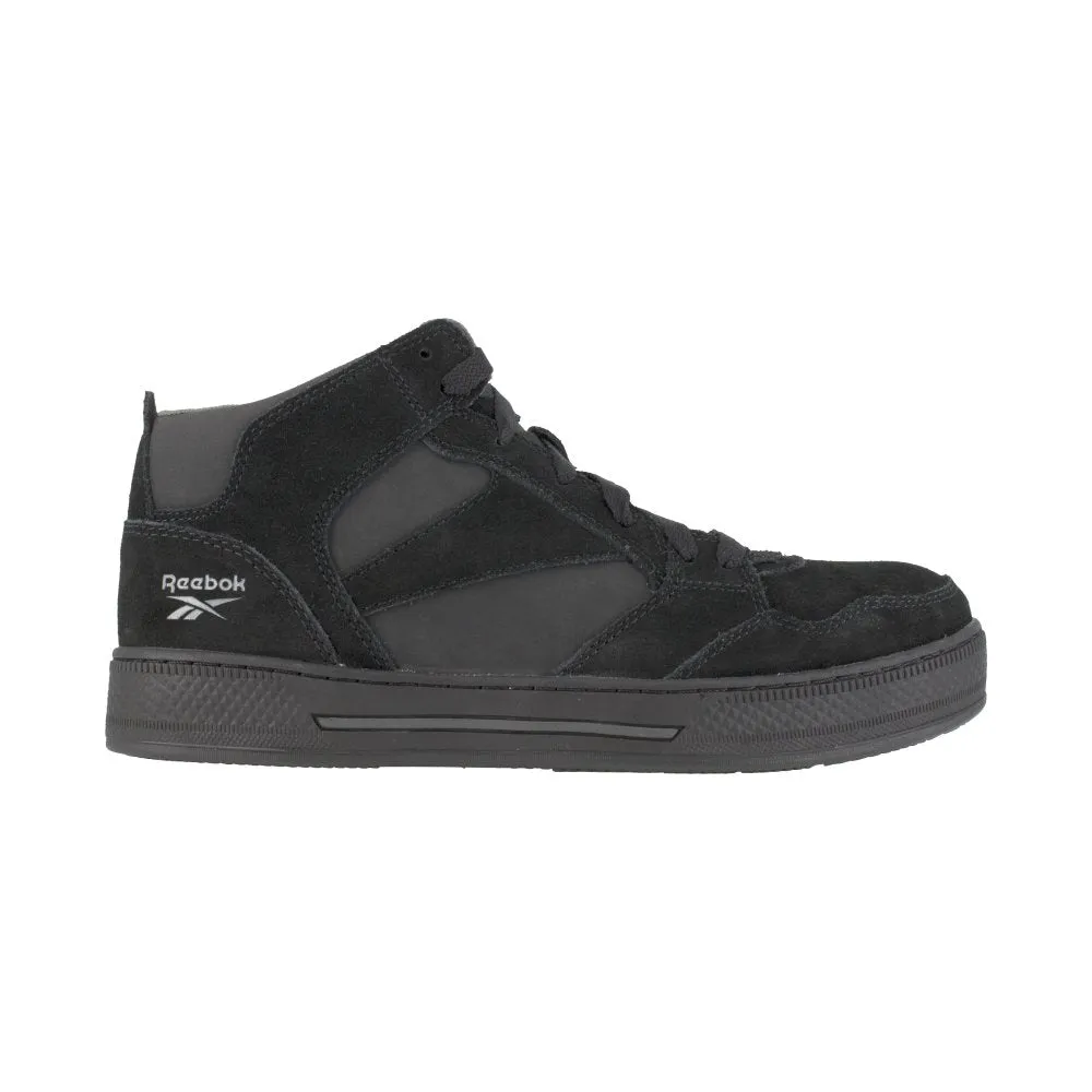 Reebok Men's Dayod Skateboard Work Shoe's High-top Composite Toe Rb1735 In Black
