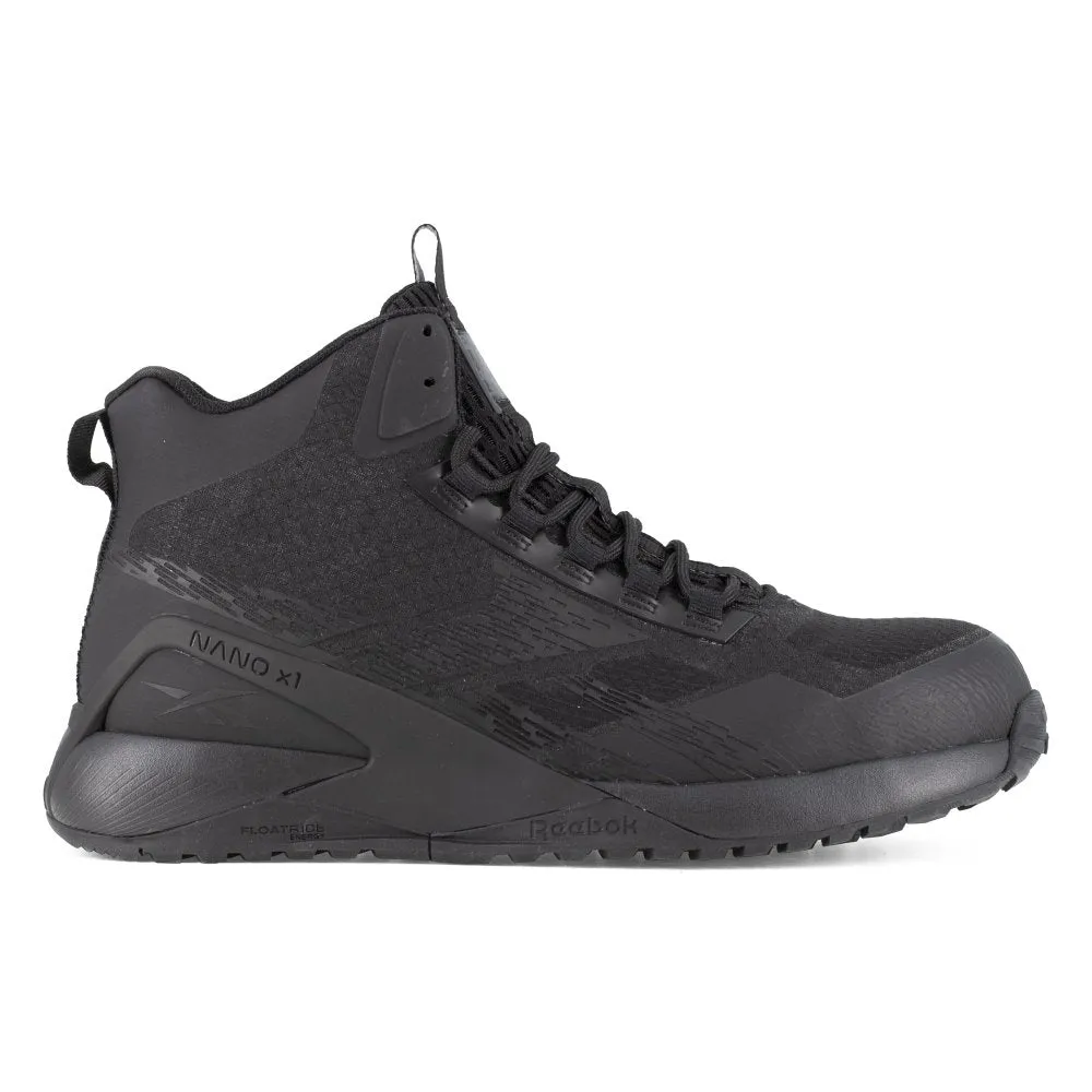 Reebok Women's Nano X1 Adventure Athletic Work Shoe Composite Toe Rb384 In Black