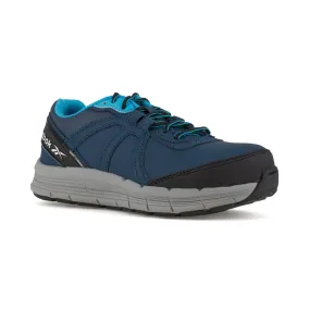Reebok Women's Performance Guide Work Cross Trainer Steel Toe Rb354 In Navy And Light Blue
