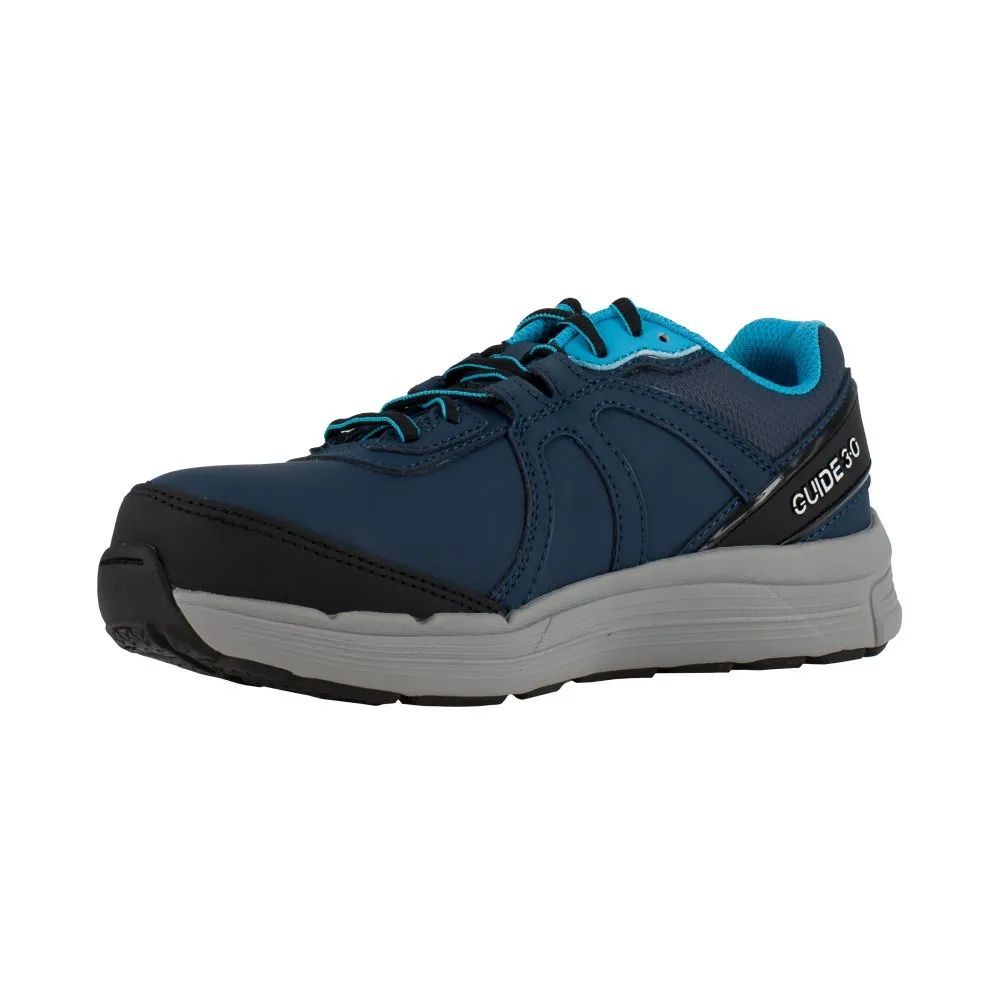 Reebok Women's Performance Guide Work Cross Trainer Steel Toe Rb354 In Navy And Light Blue