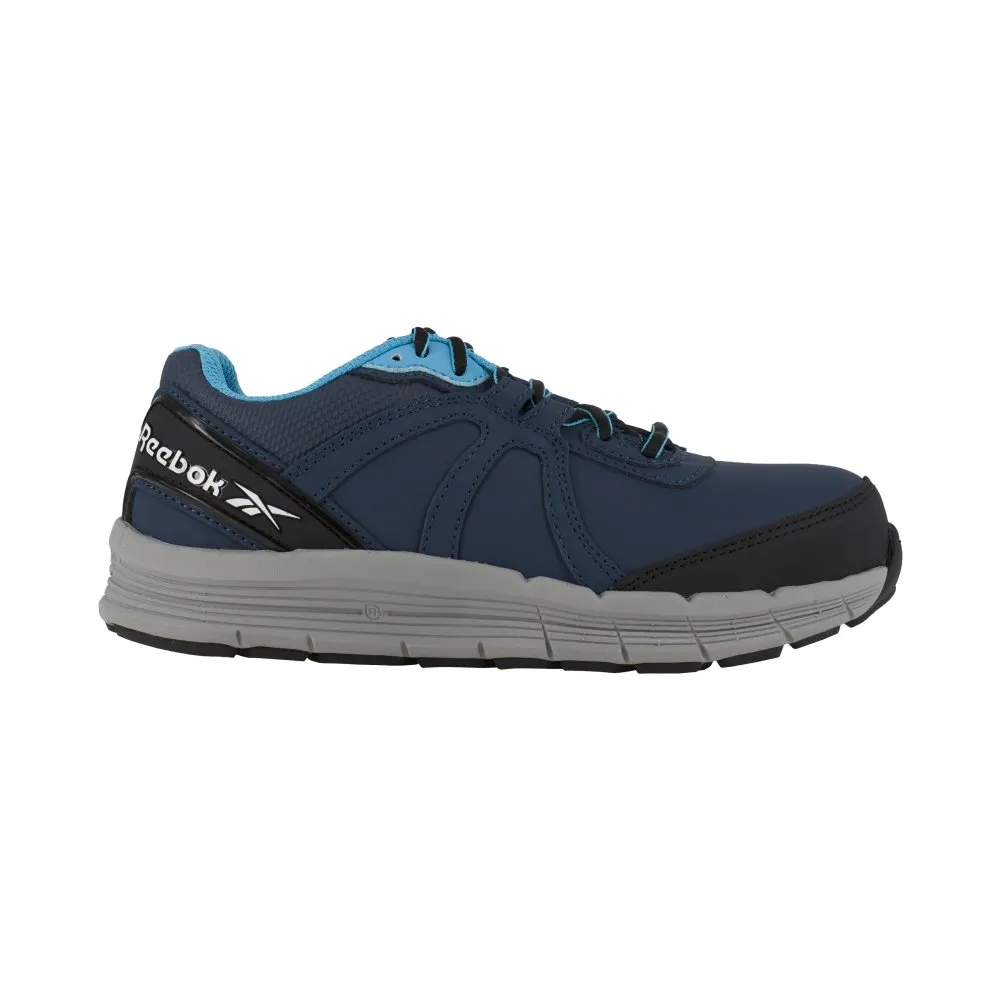 Reebok Women's Performance Guide Work Cross Trainer Steel Toe Rb354 In Navy And Light Blue