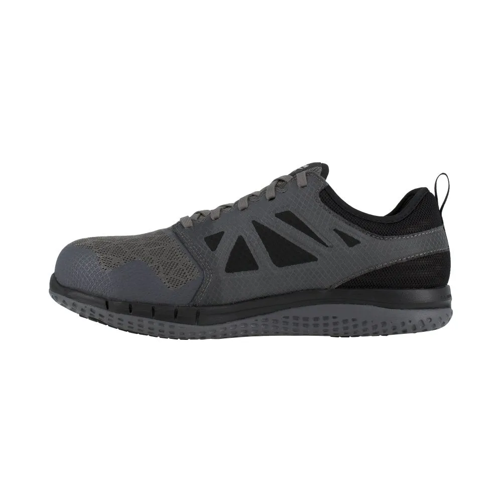 Reebok Zprint Athletic Work Shoe Men's Steel Toe Rb4252 In Grey