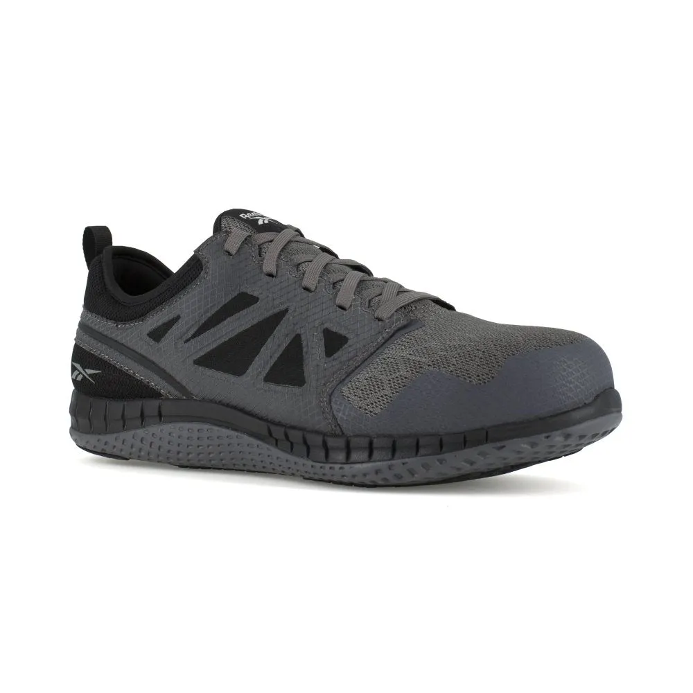 Reebok Zprint Athletic Work Shoe Men's Steel Toe Rb4252 In Grey